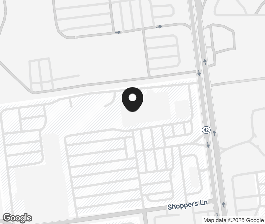 Google Map of 5851 Route 42, Turnersville NJ 08012