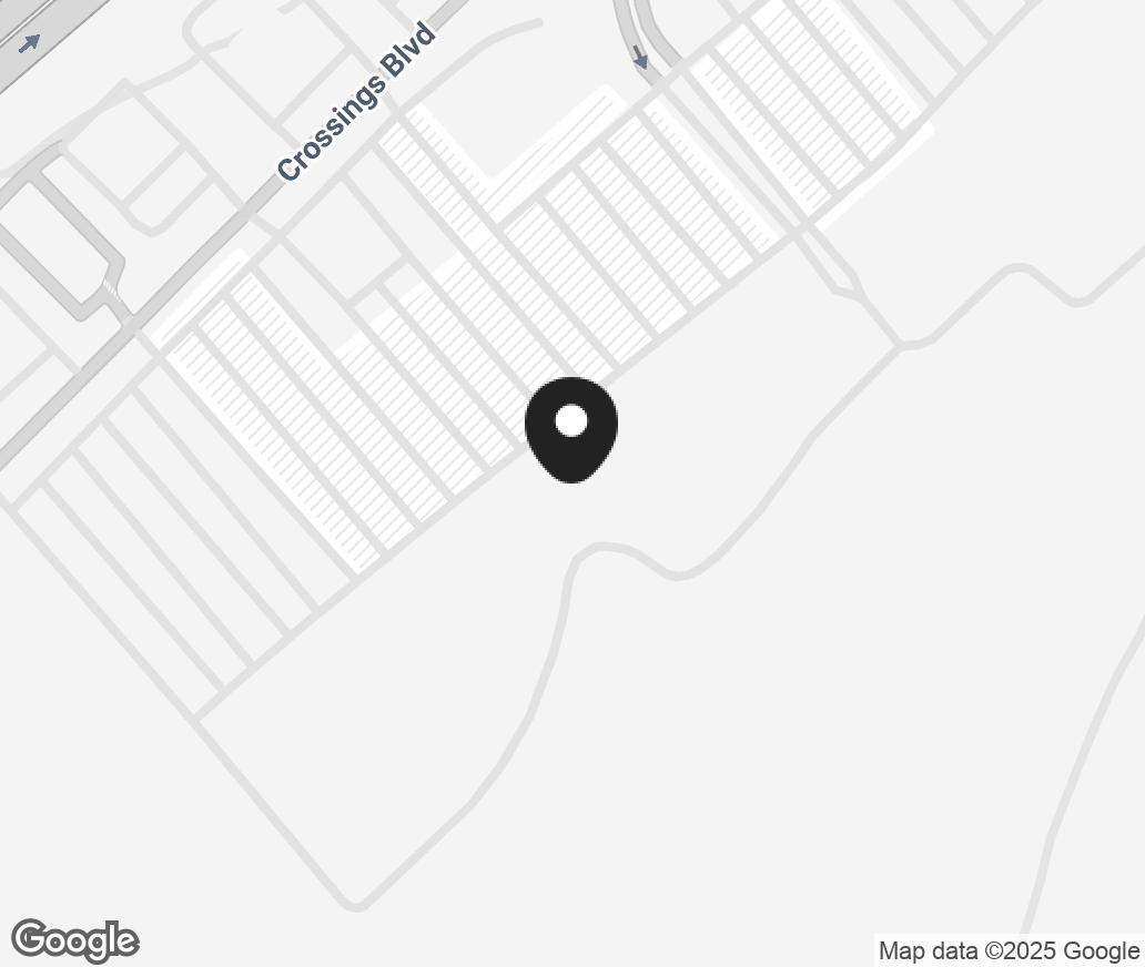 Google Map of 1028 Crossings Blvd, Spring Hill TN 37174
