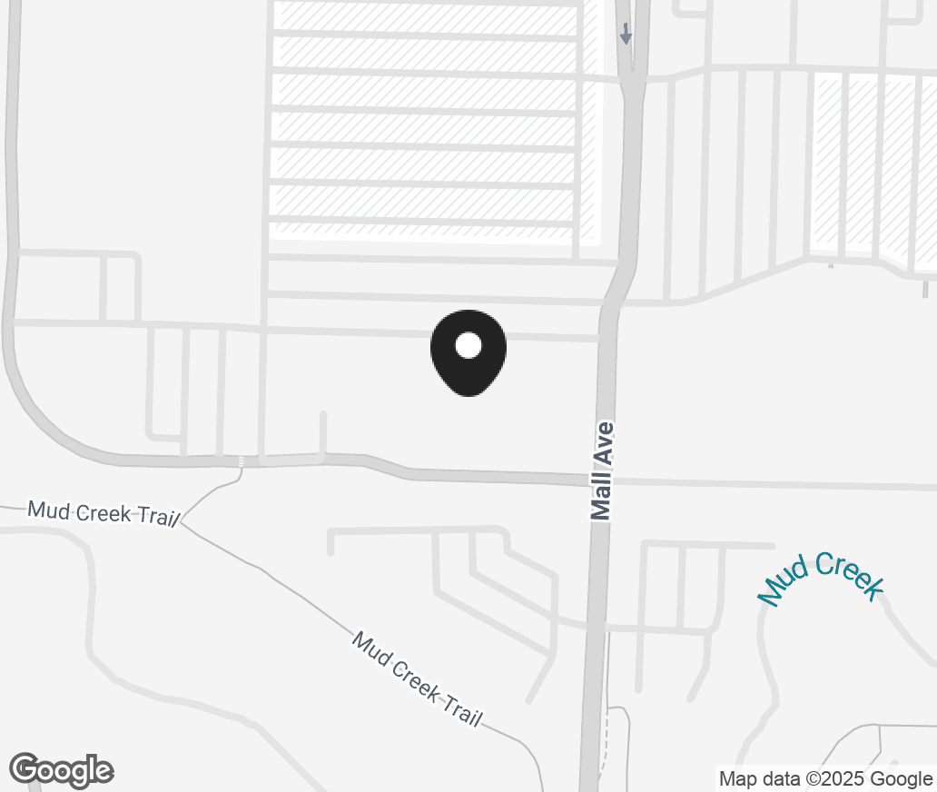 Google Map of 3835 N Mall Avenue, Fayetteville AR 72703