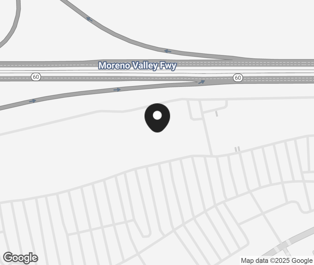 Google Map of 27200 Eucalyptus Ave, Moreno Valley CA 92555