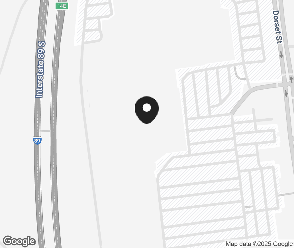 Google Map of 155 Dorest St, South Burlington VT 05403