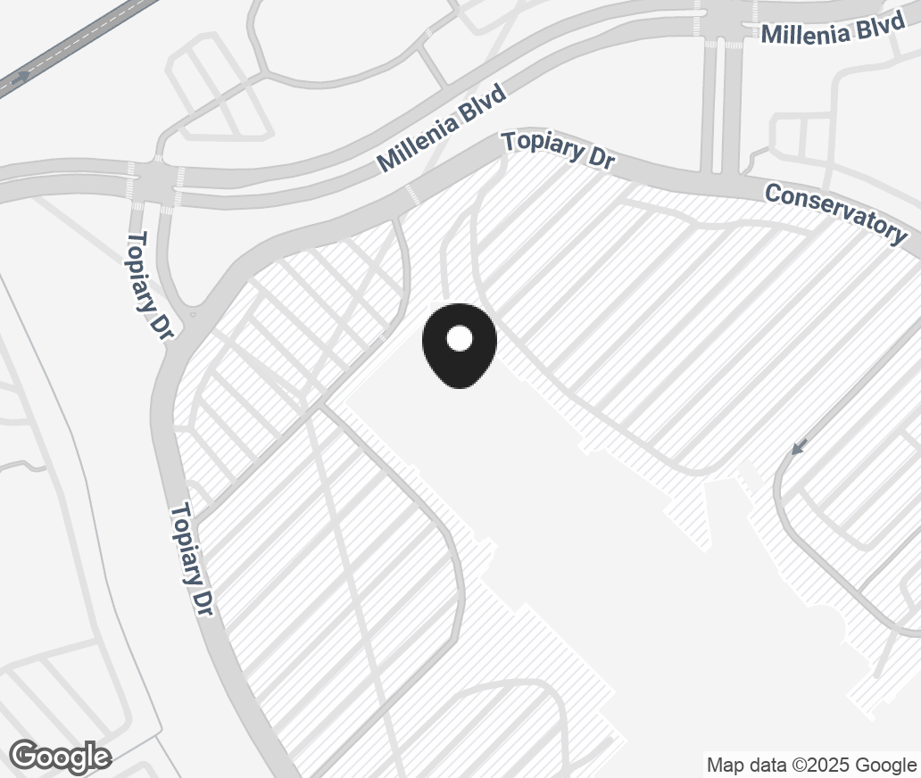 Google Map of 4298 Millenia Blvd, Orlando FL 32839