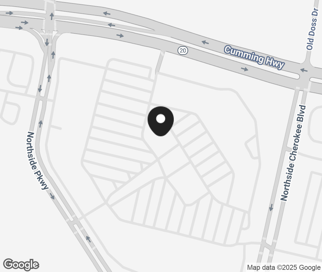 Google Map of 2022 Cumming Hwy, Canton GA 30115