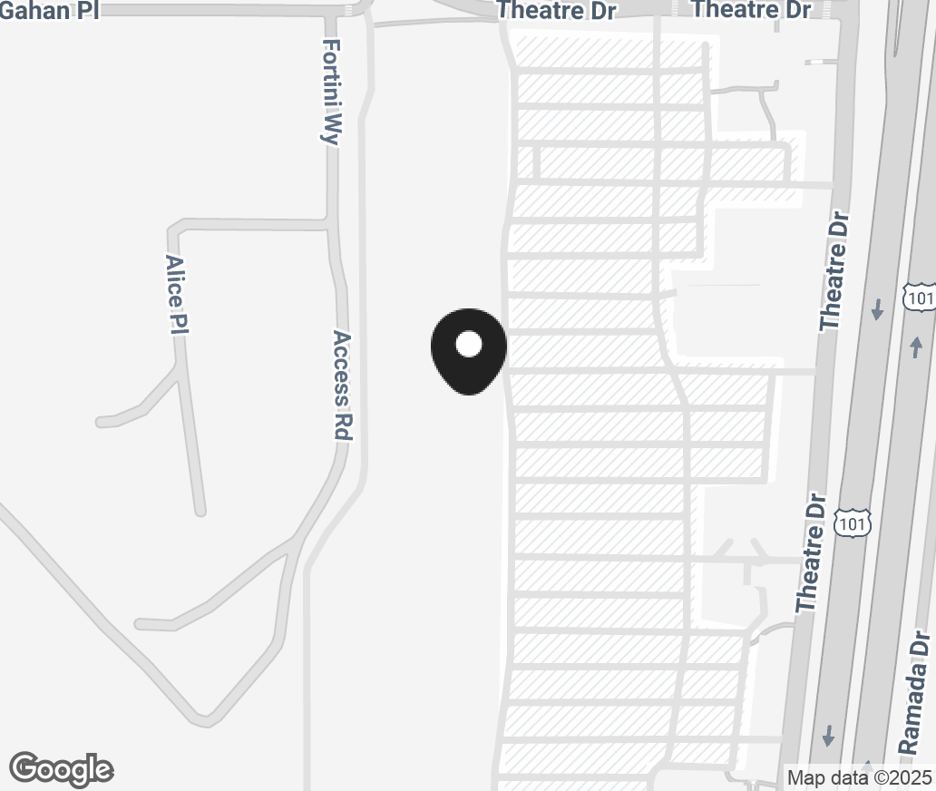 Google Map of 2145 Theatre Drive, Paso Robles CA 93446