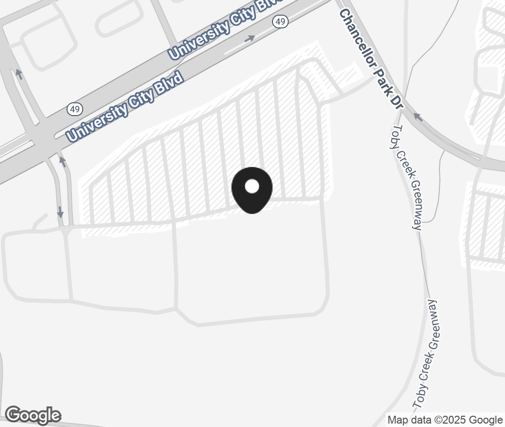 Google Map of 8120 University City Blvd, Charlotte NC 28213-8126