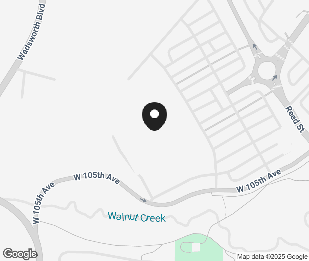 Google Map of 10445 Reed St, Westminster CO 80021-6063