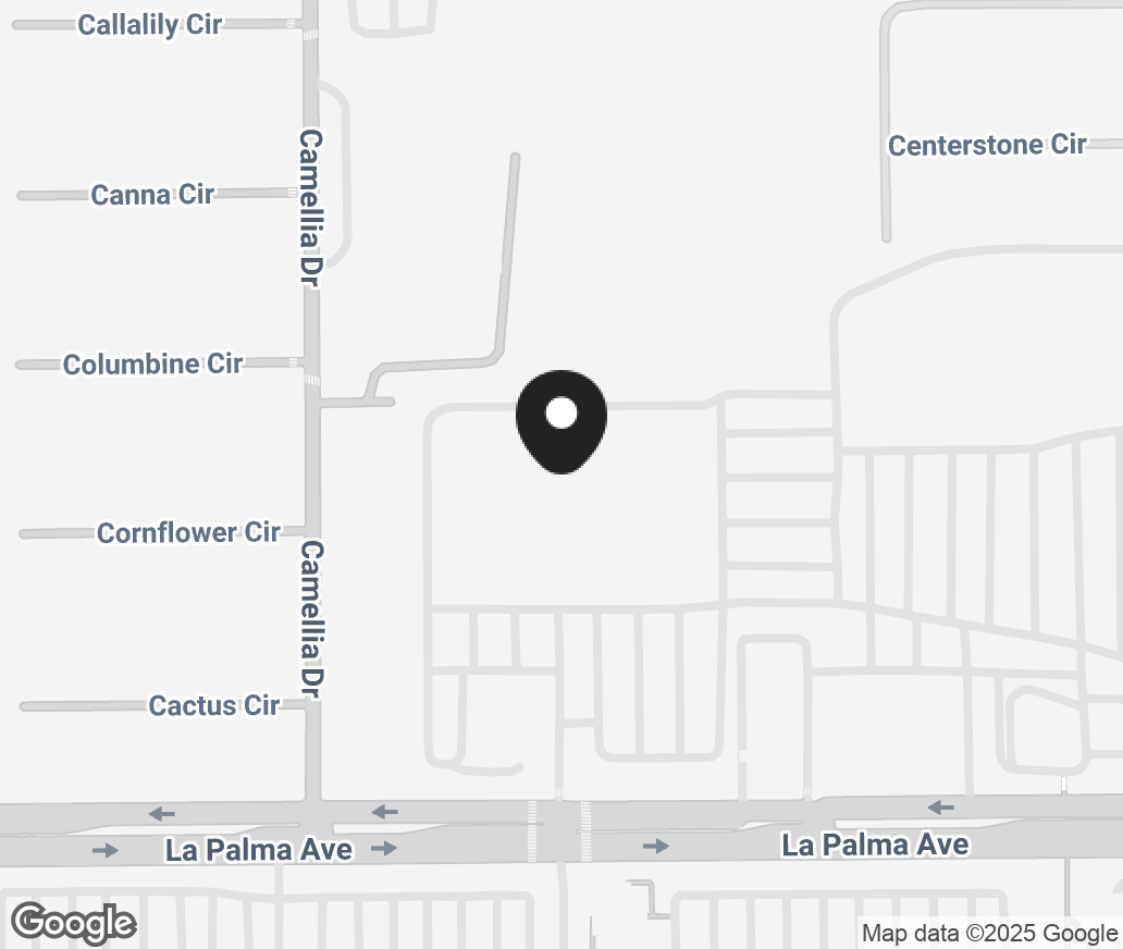 Google Map of 8191 La Palma Ave, Buena Park CA 90620