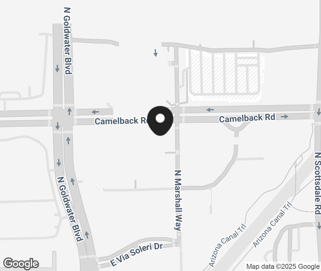 Google Map of 7055 E Camelback Road, Scottsdale AZ 85251