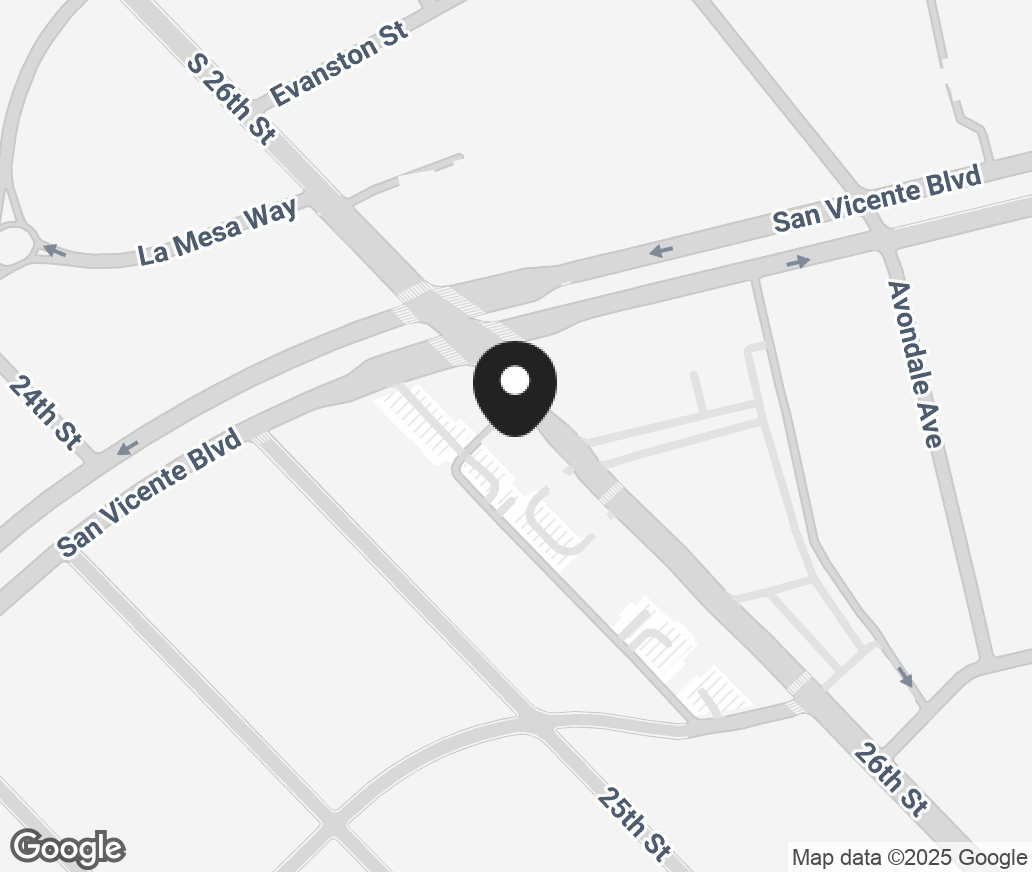 Google Map of 214 26Th Street, Santa Monica CA 90402