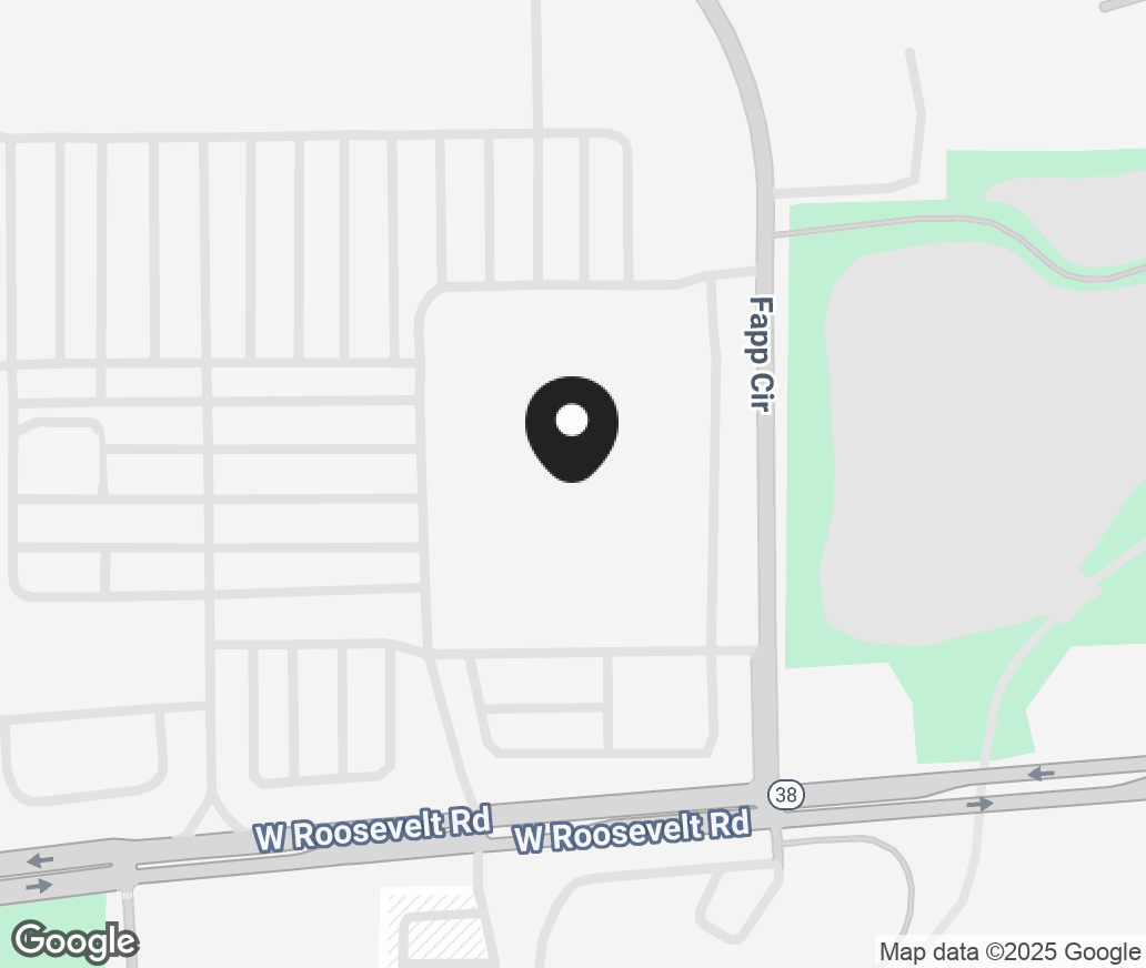 Google Map of 601 S County Farm Rd, Wheaton IL 60187-4529