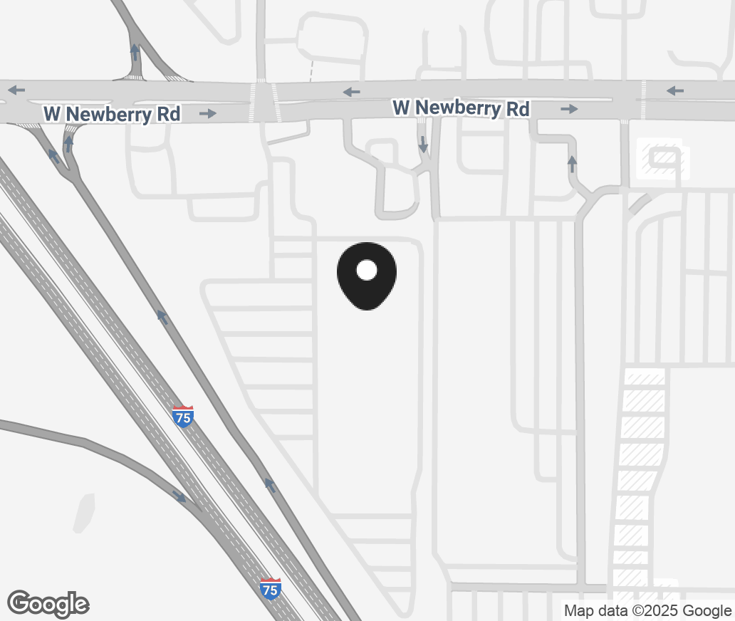 Google Map of 6843 West Newberry Road, Gainesville FL 32605