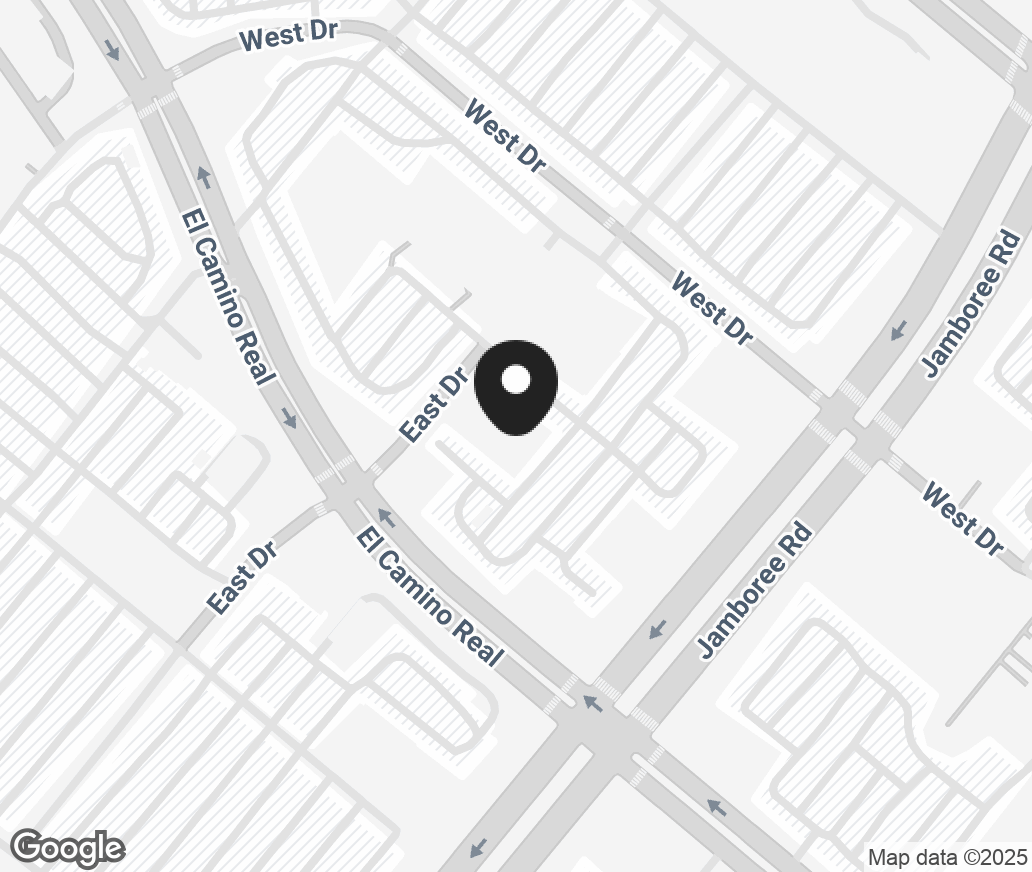 Google Map of 2999 El Camino Real, Tustin CA 92782