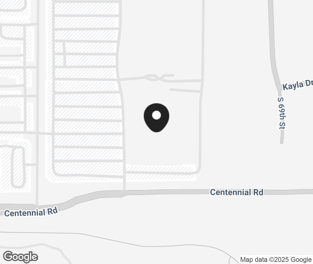 Google Map of 8909 S 71St Plaza, Papillion NE 68133