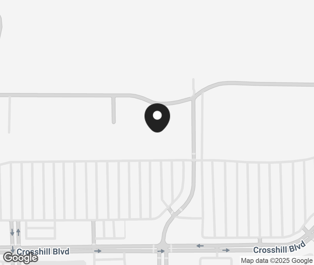 Google Map of 9625 Crosshill Blvd, Jacksonville FL 32222